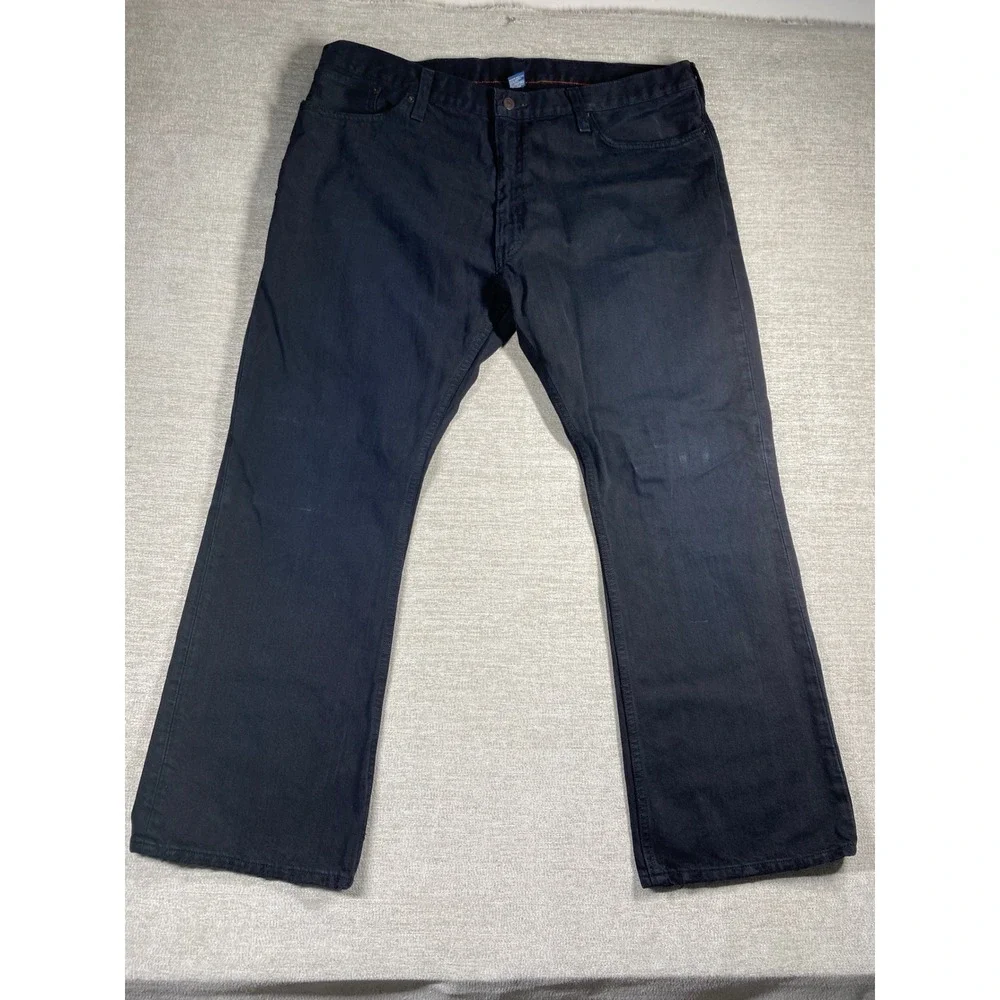 Polo Ralph Lauren Varick Slim Straight Jeans Men 40x30 Black Denim 100% Cotton